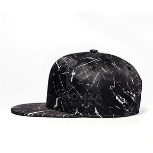 Pakistan Made 100% Cotton High Quality Unisex Adjustable 7-Panel Casual Four Seasons Snapback Hats for Sale - Product Image 4