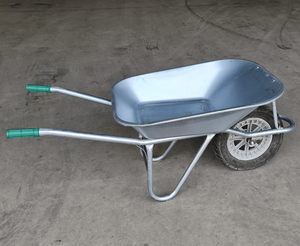 PhuLong Global PL-1054 Vietnam-Made High Quality Solid Wheelbarrow Pneumatic <b>Wheel</b> <b>Plastic</b> Metal Tray 3-Year Warranty for Garden - Product Image 2
