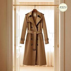 Bán Buôn 2025 Thanh Lịch Len Dài Củ<span class=keywords><strong>a</strong></span> Phụ Nữ Racer Áo Khoác Phong Cách Phương Tây Thiết Kế Mù<span class=keywords><strong>a</strong></span> Đông - Product Image 2