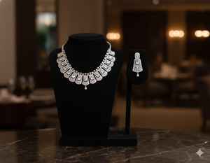 ชุดสร้อยคอทองเหลืองดีไซน์เรียบหรูสำหรับผู้หญิง ขายส่ง เหมาะสำหรับใส่ทำงาน ชุดลำลอง และเป็นของขวัญ - Product Image 5