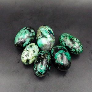 Esmeralda Natural Ovalada, Cristal de Shivlingam Pulido, Piedra Sagrada Verde, Reiki, Meditación, Sanación Espiritual, Decoración, Venta al por Mayor - Product Image 6