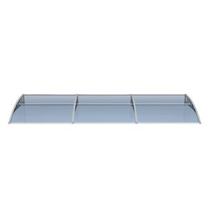 Tenda da Sole per Finestra in PC Grigio 38x120, Protezione UV e da Pioggia e Neve per Porte d'Ingresso, Verande, Patio e Terrazze - Product Image 2