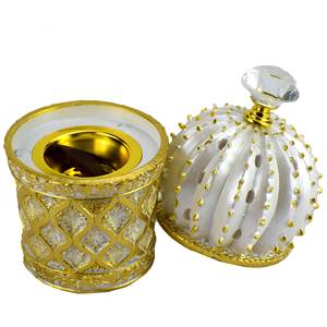 Brûleur d'encens Bakhoor de qualité supérieure, design intemporel, écologique, en métal durable, personnalisable pour l'encens indien religieux - Product Image 1