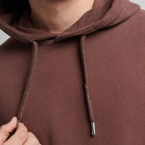 Sudadera con Capucha de Alta Calidad, 100% Algodón, Transpirable, para Invierno, con Pantalones Cortos, Estampado Sólido, Cintura Elástica y Bolsillos Laterales - Product Image 6