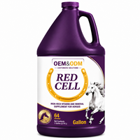 Supplément Liquide OEM pour la Santé Equine : Vitamines, Fer et Minéraux pour les Globules Rouges – 1 Gallon – Favorise l'Endurance, la Santé Sanguine et la Fonction Immunitaire – Sûr – 2
