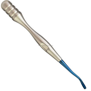 WORLD PRECISION SURGICAL Elevador de Raíz PDL Dental Luxating, Plata, Agarre Acolchado Deluxe, Instrumento Manual para Cirugía Oral, Clase I CE - Product Image 4