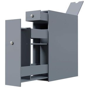 Mobiletto Laterale Moderno in MDF per Bagno, Camera da Letto, Cucina, Ufficio o Soggiorno - Product Image 3