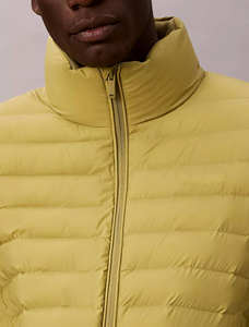 Veste matelassée pour homme en nylon cèdre avec logo personnalisé, col montant, rembourrage en duvet, imperméable, légère, parka, veste à bulles pour homme - Product Image 5