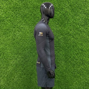 Rashguard personnalisé pour homme, manches longues, compression, séchage rapide, impression par sublimation, logo au dos, adulte - Product Image 3