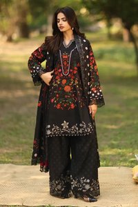 Women's Floral Printed Cotton Kurta <b>Kurti</b> Loose Fit Floor-Length Traditional Ethnic Wear for India Pakistan Casual All Seasons - Product Image 4
