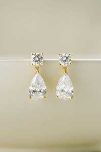 Top Grade 925 <b>Silver</b> <b>Long</b> Drop <b>Earrings</b> Elegant Moissanite Dangle Colorfast Light Luxury Women Jewelry At Best Price - Product Image 3