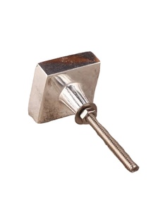 Square shape silver knob <b>pull</b> cabinet drawer <b>for</b> <b>home</b> dresser door cabinet furniture decorative kitchen wardrobe handle knobs - Product Image 1