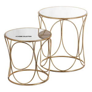 Fancy Style Coffee Table Living Room Modern Round Shaped Wholesale Rate Indian Supplier And Manufacturer Set Of 2 - Product Image 1