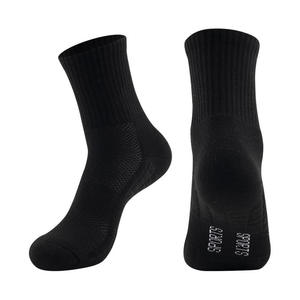 Chaussettes de sport personnalisées avec logo, football, soccer, basketball, course à pied, cyclisme, chaussettes en coton de bambou, chaussettes de compression pour hommes, fabricant de chaussettes de sport - Product Image 2