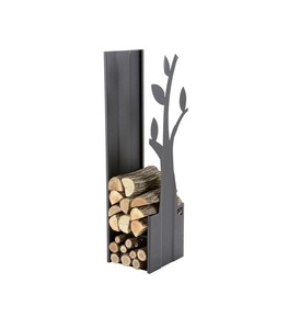 Tree Design <b>Log</b> Rack In Iron <b>Log</b> Storage Rack With Premium Quality Firewood Rack For Garden <b>Decor</b> Accessories - Product Image 1