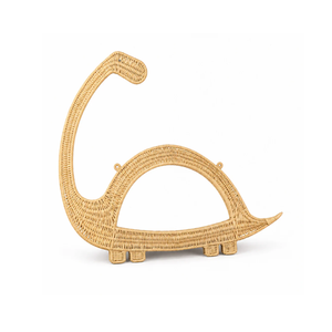 Handmade Kid-friendly Rattan Wall <b>Mirror</b> Dino Design Decorative Wall <b>Mirror</b> for Children's Room from Vietnam - Product Image 2