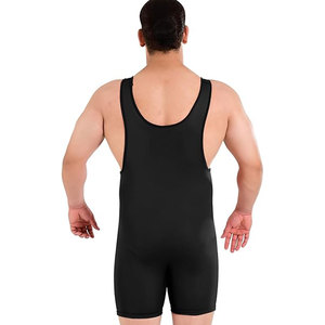 Premium Men's Wrestling Singlet Suit Professional Bodywear Uniform for Training MMA Powerlifting <b>Grappling</b> & Competition - Product Image 2