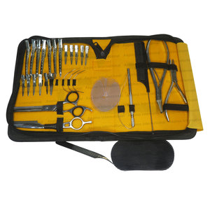 Hair Extension Tools Kit with Duckbill Clips Long Hair Sectioning Clips C-Shape Extension <b>Needles</b> Shears & <b>Beads</b> Crimping plier - Product Image 4