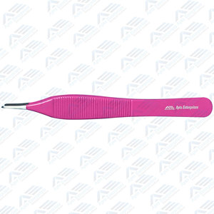 Surgical Tool with Plastic Clamp and Serrated <b>Clip</b> for Dressing Stainless Steel Tissue Forceps Manual Power - Product Image 2