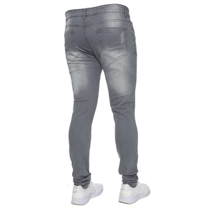Jeans en denim grande taille pour hommes, séchage rapide, respirant, élégant, tendance, bleu, noir, couleur personnalisée, jeans décontractés pour hommes - Product Image 4
