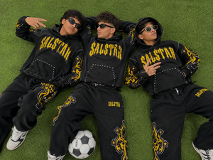 Men's Black <b>Gothic</b> Tracksuit Set Custom Streetwear <b>Hoodie</b> & Jogger Pants Rhinestone Embroidered Designer Tracksuit - Product Image 3