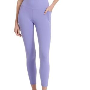 Nuevos Leggings de Yoga de Cintura Media Tejidos para Mujer, Casuales, Sólidos, para Gimnasio, Ejercicio, Fitness y Running, Precio al por Mayor, con Logo - Product Image 6