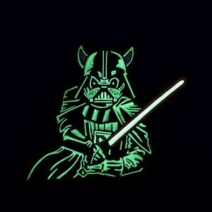 Parche de PVC 3D personalizado que brilla en la oscuridad, logotipo en relieve, insignia de goma suave termoadhesiva, formas de corazón y flor - Product Image 6