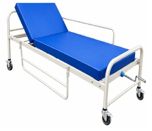 Cama Hospitalaria Semi Fowler con Respaldo Manual Ajustable para Pacientes en Hospitales, Clínicas y Salas de Hospitalización - Product Image 1