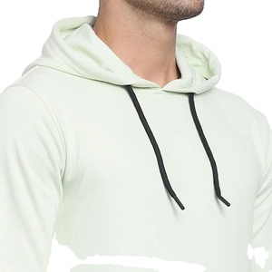 Personalizable 100% algodón Hombres Full Zip Hoodie EE. UU. Diseño Patrón sólido Invierno Fleece ODM Suministro Sublimación Impreso - Product Image 3
