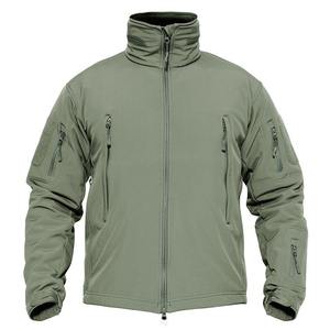 <b>Men's</b> Reflective Hooded <b>Fleece</b> Jacket <b>Navy</b> Blue Windproof Casual Zipper Closure Regular Fit Autumn Wear - Product Image 3