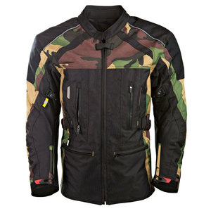 Men's Camouflage <b>Motorcycle</b> Riding <b>Jacket</b> Full Sleeve Windproof All Seasons Adventure <b>Jacket</b> Printed Polyester - Product Image 1