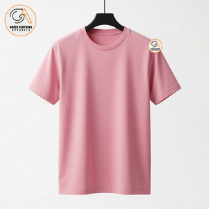 T-shirt à manches courtes col rond rose uni Alpha Kapa pour femme, coupe classique, 100 % coton, vêtement décontracté pour adultes, brodé - Product Image 1