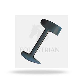 Coupe-crevasses noir revêtu pour sabots – Outil vétérinaire pour l'entretien des sabots de cheval et le repoinçonnage - Product Image 4