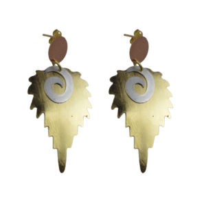 Pendientes de Diseño para Bodas, Calidad de Fábrica, Diseño en Metal de Latón, Joyería para Damas, Ideales para Fiestas, Diseño Decorativo - Product Image 6