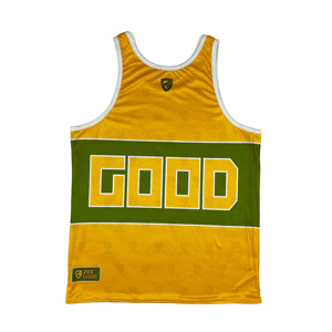 Maillot de basketball personnalisable OEM, 100 % polyester, imprimé, réversible, séchage rapide, respirant, pour l'entraînement - Product Image 4