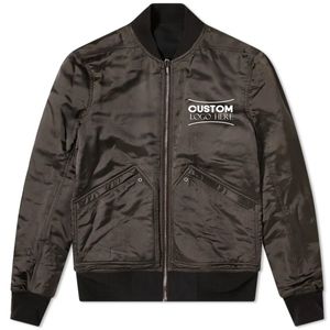 Chaqueta Bomber de Satén Personalizada 2026, Estilo Letterman, Bordada, Casual, con Bloques de Color en Contraste, Chaqueta Bomber de Béisbol OEM - Product Image 1