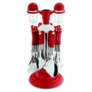 Juego de cubiertos con acabado de espejo moderno, cubiertos de acero inoxidable con estilo para hogares, cafeterías y restaurantes elegantes - Product Image 4