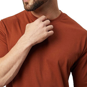T-shirts pour hommes de style streetwear, taille adulte, col rond, coupe régulière, respirants, couleurs personnalisées, t-shirt col rond surdimensionné pour hommes - Product Image 6