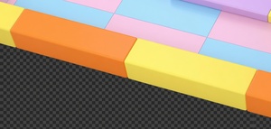 Juego de Plástico Colorido para Jugar en Interiores con Bloques de Construcción y Cuadrícula Numerada para Área de Juegos Infantiles - Product Image 6
