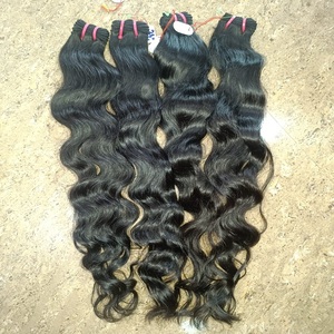 100% Remy Indian Virgin Bulk Human Hair Extensions Unprocessed Natural Color <b>Afro</b> Wave - Product Image 5