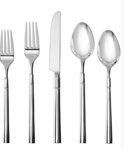 Juego de Cubiertos de Acero Inoxidable Modernos y Elegantes, Aptos para Lavavajillas, para el Hogar, Restaurantes y Servicios de Hotel - Product Image 1