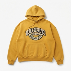 Sudadera con Capucha Unisex de Diseño Personalizado OEM, Estilo Retro Urbano, Tejido Grueso de Felpa - Product Image 6