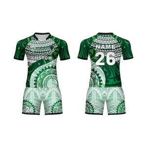 Uniforme de Rugby de Alta Calidad, Secado Rápido, Logotipo Personalizado, Sublimación, OEM, ODM, Venta al Por Mayor, Jersey de Rugby Transpirable, Ropa de Equipo - Product Image 1