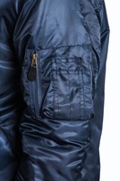 Toptan özel erkek MA 1 uçuş bombacı ceket Unisex naylon saten ve Polyester nefes klasik tarzı kış için