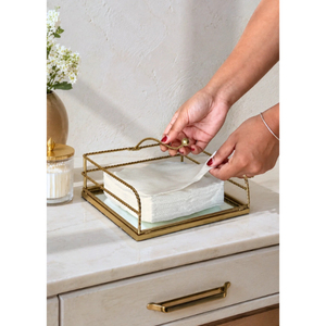 Porta servilletas de metal hecho a mano, porta servilletas de escritorio para hoteles y restaurantes, vajilla de cocina decorativa - Product Image 6