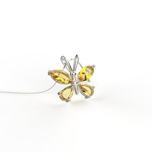 Yellow Gold Diamond Pendant With Round Brilliant Cut Stone Classic Style Unisex Jewelry - Product Image 1