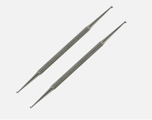 Curette à ongles de podologie de qualité supérieure, double extrémité, 1,5 mm-2,5 mm, instrument professionnel de nettoyage des ongles des orteils en acier inoxydable - Product Image 1