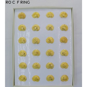 Vintage Gold Plated Adjustable Fashion <b>Ring</b> Jewelry Women Saudi Arabia Wedding <b>Ring</b> Classic Luxurious Gold-Plated Large <b>Rings</b> - Product Image 1