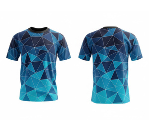 เสื้อยืดซับลิเมชั่น เทคโนโลยีผ้าขั้นสูง ชุดกีฬา |   ไซส์ผู้ชาย ผู้หญิง และเยาวชน |   ชุดกีฬาฝึกซ้อมน้ำหนักเบา แห้งเร็ว - Product Image 1