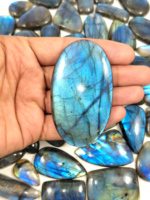 Natürlicher Blauer Labradorit Loser Edelstein Cabochon Poliert Großhandel Halbedelstein-Cabs